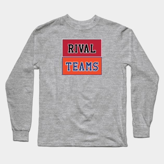 Rival Teams | Georgia vs Florida Long Sleeve T-Shirt by Rad Love